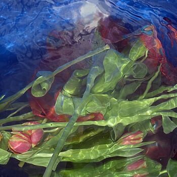 Fotografie getiteld "mes tulips." door Aquartistiq, Origineel Kunstwerk, Digitale fotografie