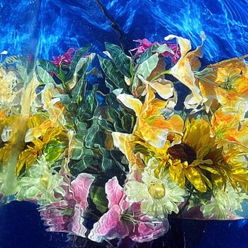 Photographie intitulée "bouquet varié" par Aquartistiq, Œuvre d'art originale, Photographie numérique