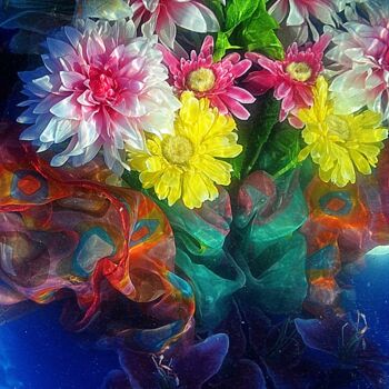 "petit bouquet foula…" başlıklı Fotoğraf Aquartistiq tarafından, Orijinal sanat, Dijital Fotoğrafçılık