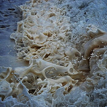 Photographie intitulée "vaguelettes" par Aquartistiq, Œuvre d'art originale, Photographie numérique