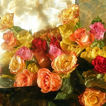 Photographie intitulée "2 bouquets." par Aquartistiq, Œuvre d'art originale, Photographie numérique