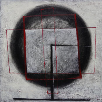 Peinture intitulée "''Square circle''" par Ararat Aleksanyan, Œuvre d'art originale, Huile Monté sur Châssis en bois