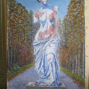 Pittura intitolato "Conscience" da Artyom Ukhov, Opera d'arte originale, Acrilico
