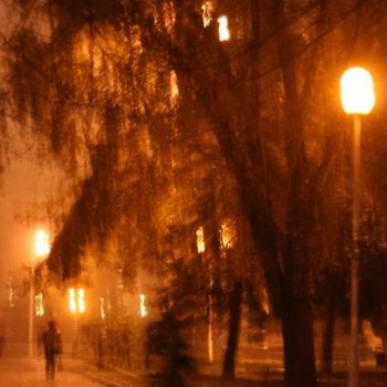 Фотография под названием "Дождливый вечер." - Табачковская, Подлинное произведение искусства