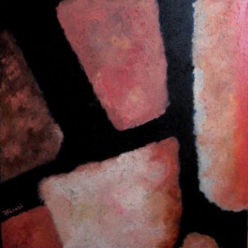 Painting titled "Chaud" by Dominique Arcadipane (ARCADI), Original Artwork