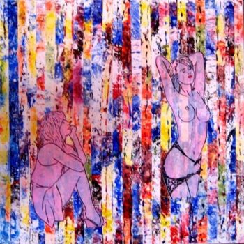 Painting titled "STAD23" by Dominique Arcadipane (ARCADI), Original Artwork