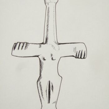 Drawing titled "chalco6.jpg" by Archaeological Illustration, Original Artwork