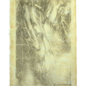 Dessin intitulée ""Ventre"" par Renaud Archambault De Beaune, Œuvre d'art originale, Encre