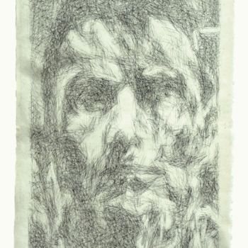 Dibujo titulada ""Portrait de Lucien…" por Renaud Archambault De Beaune, Obra de arte original, Tinta Montado en Cartulina