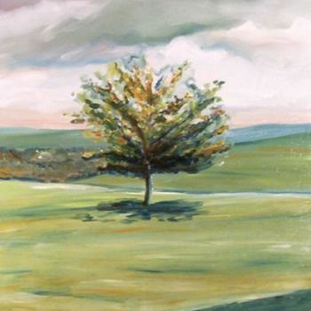 Painting titled "Tree Colunga. Árbol…" by A. R. Dosantos, Original Artwork