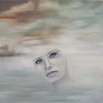 Painting titled "Incertitude" by Alix, Original Artwork, Oil