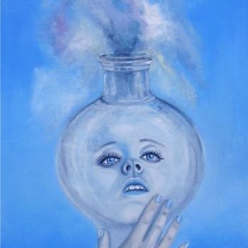 Painting titled "Effervescence" by Alix, Original Artwork, Oil