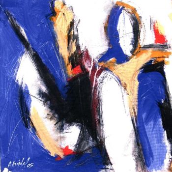 Peinture intitulée "f9.jpg" par Rachid Arejdal, Œuvre d'art originale