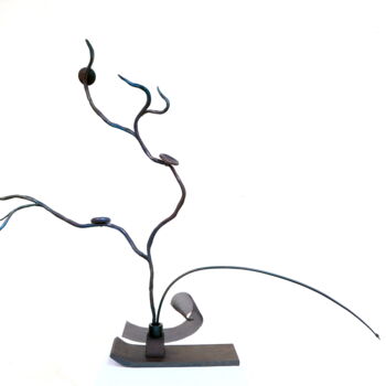 Sculptuur getiteld "Ikebana 1" door Arek.G, Origineel Kunstwerk, Metalen