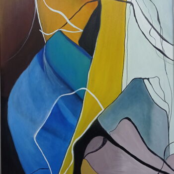 Painting titled "Wind" by Areva, Original Artwork, Oil