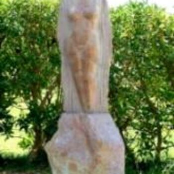 Escultura intitulada "arvida" por Arlindo Arez, Obras de arte originais, Pedra