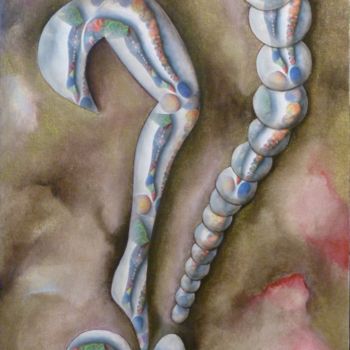 Painting titled "Variation n° 3 de S…" by Marina Argentini, Original Artwork, Acrylic