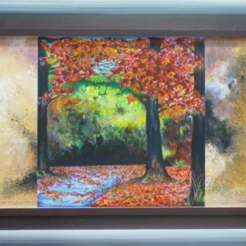 Painting titled "Automne (voire les…" by Marina Argentini, Original Artwork