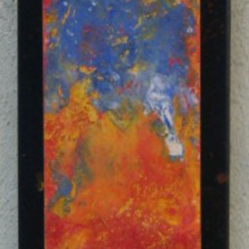 Painting titled "Météorites" by Marina Argentini, Original Artwork