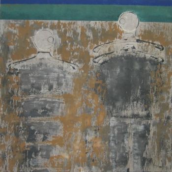 Malerei mit dem Titel "Promenade 4" von Marina Argentini, Original-Kunstwerk, Acryl