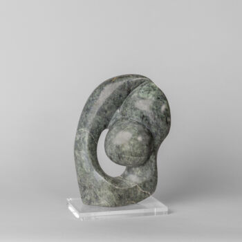Sculpture titled "Alma" by Ariane Crovisier, Original Artwork, Stone