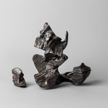 Sculpture titled "Danse des sables" by Ariane Crovisier, Original Artwork, Terra cotta