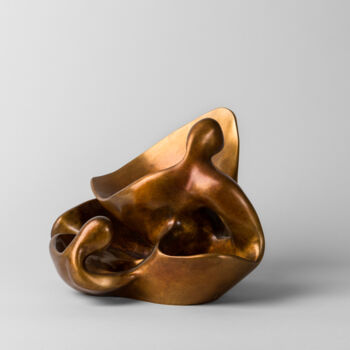 Escultura intitulada "ECLOSION" por Ariane Crovisier, Obras de arte originais, Bronze