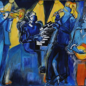 "JAZZY 3" başlıklı Tablo Arielle tarafından, Orijinal sanat, Akrilik