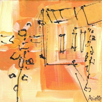Картина под названием "MINI 9" - Arielle, Подлинное произведение искусства, Акрил