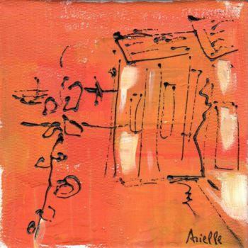 Pittura intitolato "MINI 10" da Arielle, Opera d'arte originale, Acrilico