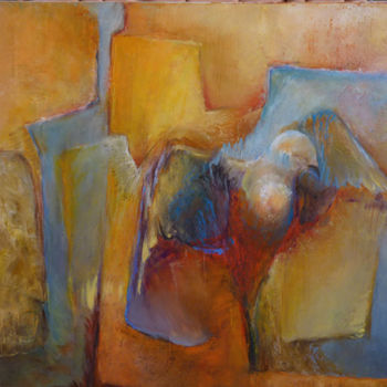 Malerei mit dem Titel "Migration" von Arielle Thomas, Original-Kunstwerk, Öl
