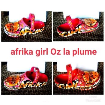 Diseño titulada "Afrika girl" por Ozias Arikohan, Obra de arte original, Ropa
