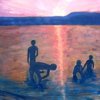 "eilat sunrise" başlıklı Tablo Arik Sharon tarafından, Orijinal sanat, Petrol