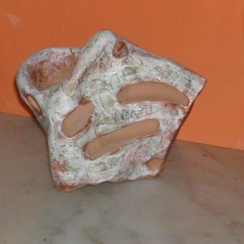 Sculpture intitulée "vento-nella-roccia-…" par Maria Irene Vairo, Œuvre d'art originale