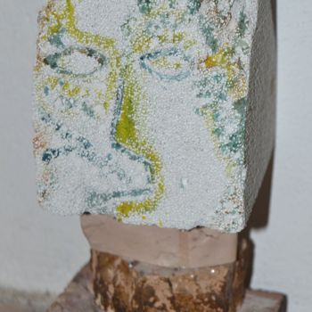 Skulptur mit dem Titel "contrasti-10x10x18cm" von Maria Irene Vairo, Original-Kunstwerk, Andere