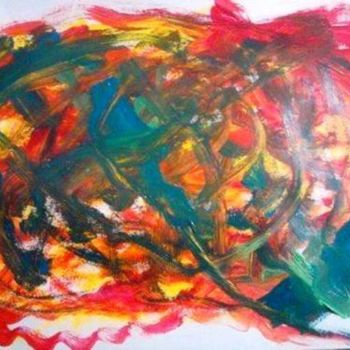 Malerei mit dem Titel "libero verso il blu…" von Maria Irene Vairo, Original-Kunstwerk, Acryl