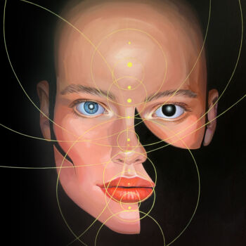 Painting titled "Inner" by Arina Apostolova, Original Artwork, Acrylic