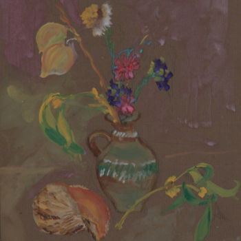 Artcraft titled "Vase with flowers (…" by Arina Ioana Muntean, Original Artwork