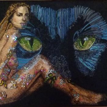 Картина под названием "Inside the women's…" - Rita Janikyan, Подлинное произведение искусства