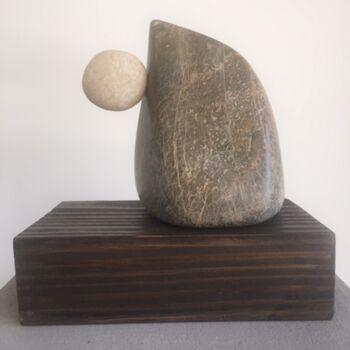 Скульптура под названием "Eruption" - Arjan De Ruiter, Подлинное произведение искусства, Камень