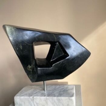 Sculptuur getiteld "Apertura" door Arjan De Ruiter, Origineel Kunstwerk, Steen