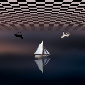 Photographie intitulée "Шахматный сон." par Arkadii Smirnov, Œuvre d'art originale, Photographie numérique