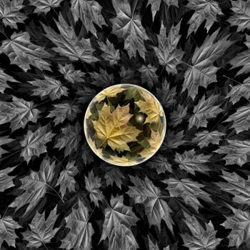 Photographie intitulée "Осенний сон" par Arkadii Smirnov, Œuvre d'art originale, Photographie manipulée