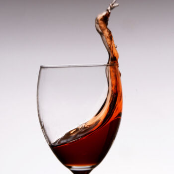 Photography titled "a glass of wine 04" by Arkadiusz Gepchard, Original Artwork, Digital Photography