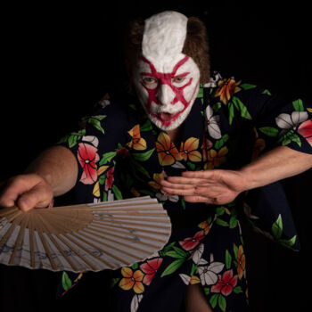 Fotografia intitolato "Kabuki" da Arkadiusz Gepchard, Opera d'arte originale, Fotografia digitale