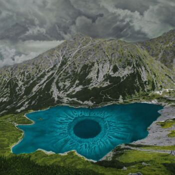 "sea ​​eye" başlıklı Tablo Arkadiusz Koniusz tarafından, Orijinal sanat, Petrol