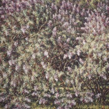 Pittura intitolato "A bunch of Lilac. 2…" da Arkady Paransky, Opera d'arte originale, Olio