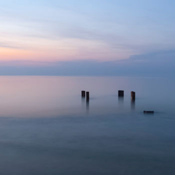 Photographie intitulée "Baltic sea, sunset,…" par Arkady Gude, Œuvre d'art originale