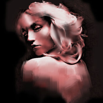 Arts numériques intitulée "Portrait of a bewit…" par Armajay, Œuvre d'art originale, Travail numérique 2D