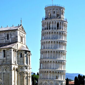 Fotografia intitolato "The Tower of Pisa i…" da Armajay, Opera d'arte originale, Fotografia digitale